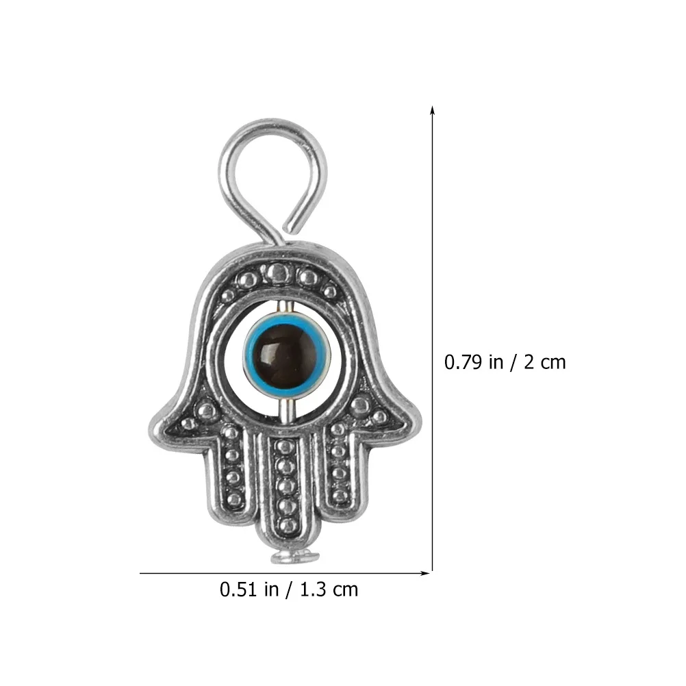 20 قطعة عين النخيل سحر قلادة سبائك خمر Diy بها بنفسك صنع المجوهرات الحرفية ديكور ل أساور سلاسل المفاتيح أقراط اكسسوارات #1