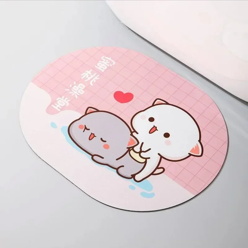 Kawaii Mitao Soft Mat Diatom Mud Floor Mat 45cm*60cm Soft Anti Slip Bathroom Mat Water Absorbing Bathroom Entrance Children Gift