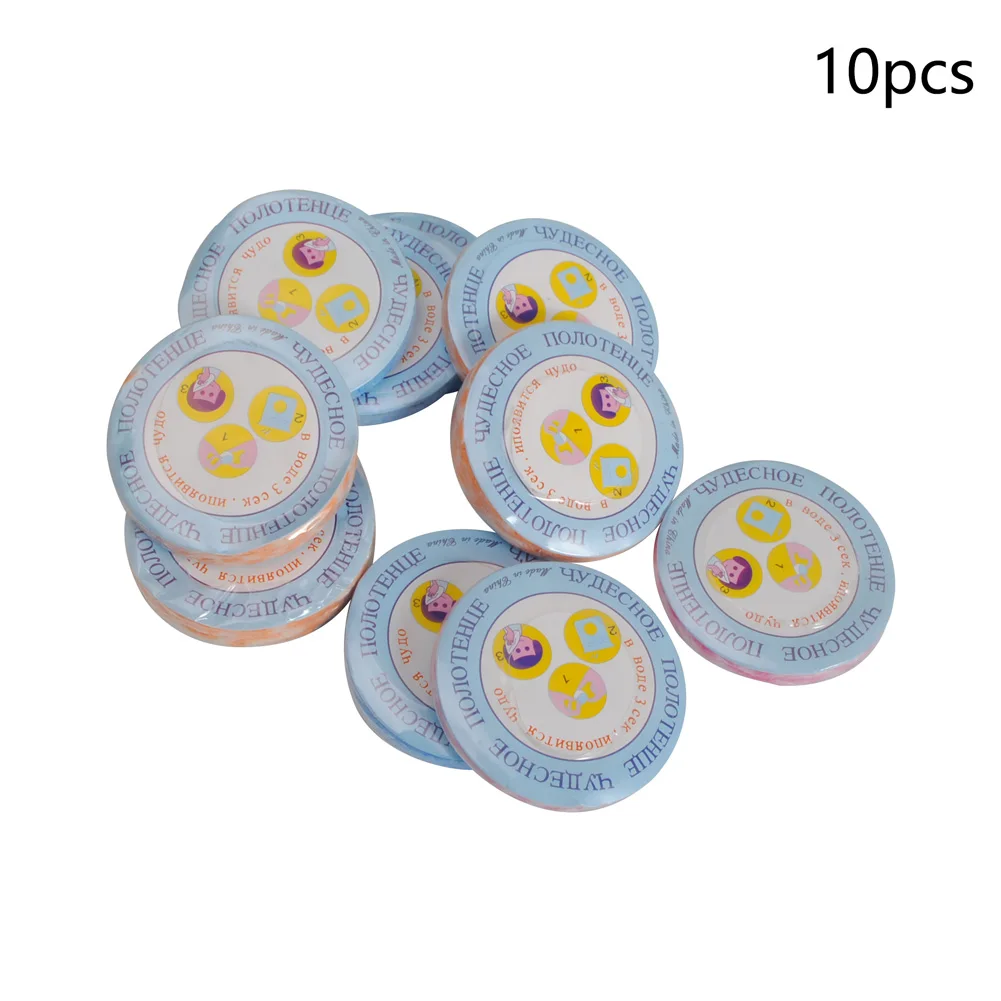 Feian Non Disposable Compressed Towel Traveling Portable Non-woven Eco Towel Color:Sent in Random