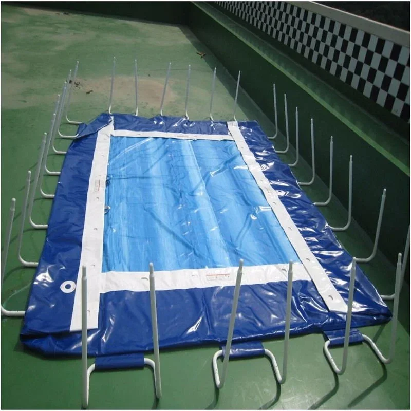 Outdoor Metal Frame Water Park 0.9mm PVC Inflatable Above Ground Metal Frame Swimming Pool Cheap Price Rental For Sale