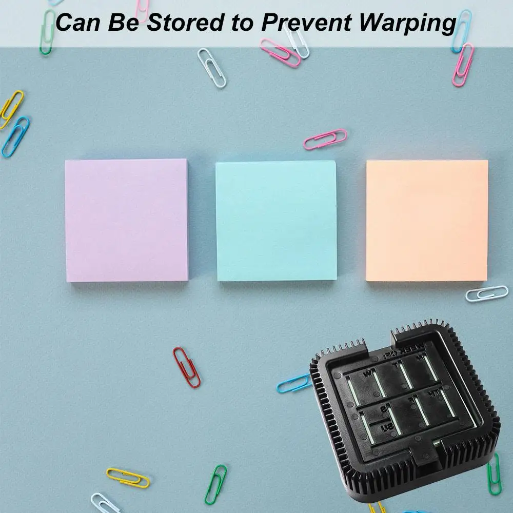 

Drawing Template Sticky Note Holder Self-sticky Notes Efficient Note Holder Stationery Storage Marking Template Desk Organizer