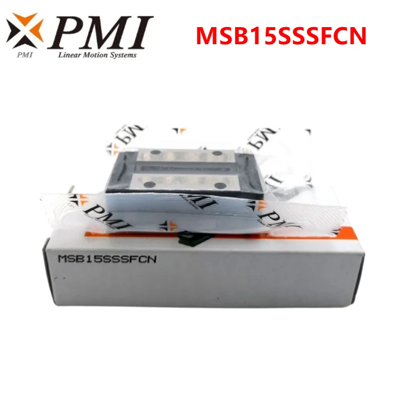 

original Taiwan PMI MSB15S linear guideway slider carriage block MSB15S-N MSB15SSSFCN for CO2 laser machine CNC router