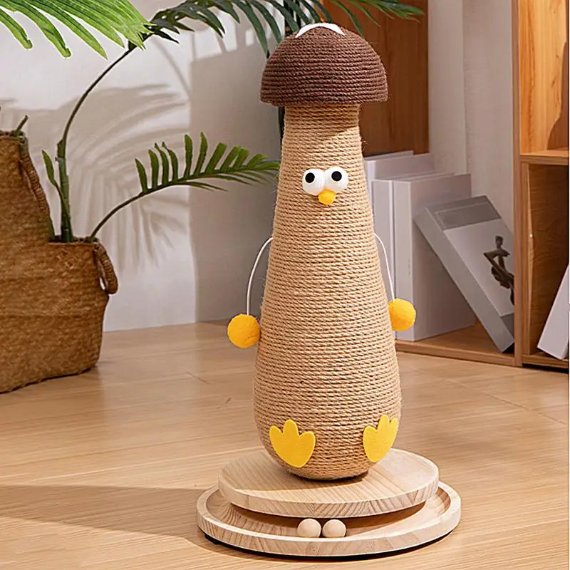 

Sisal Scratching Post Mushroom Protection Furniture For Cats Itching Facilities Cat Tree Toy Accessories Pet Products