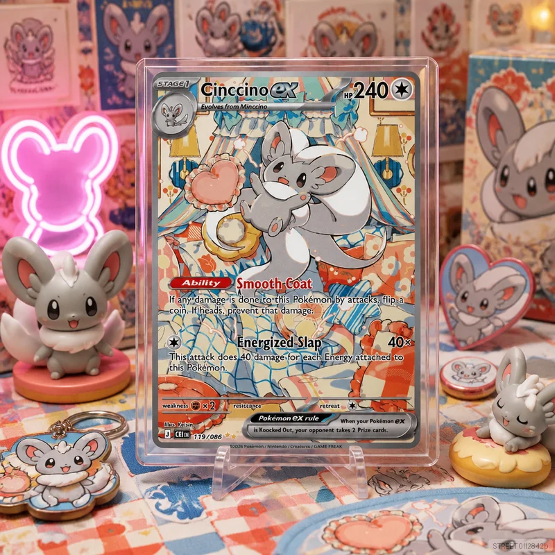 Cincino ex 119/086 en DIY  Collection Cards Self Made Single Card Classic Game Anime Card Gift Toy 5PCS 10PCS Set