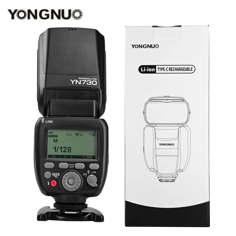 

Беспроводная вспышка Yongnuo YN730 2,4G Speedlite с режимами M/Multi для камер Canon Nikon Sony Fujifilm Pentax