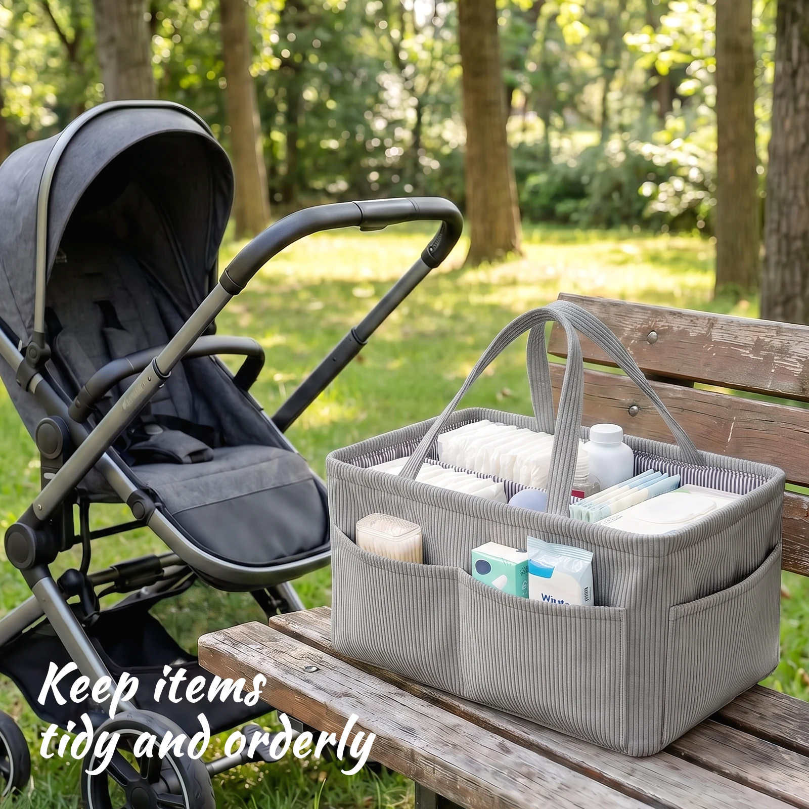 Baby Nappy Caddy Organizer Fol - огляд і ціна Baby Nursery Organiser
