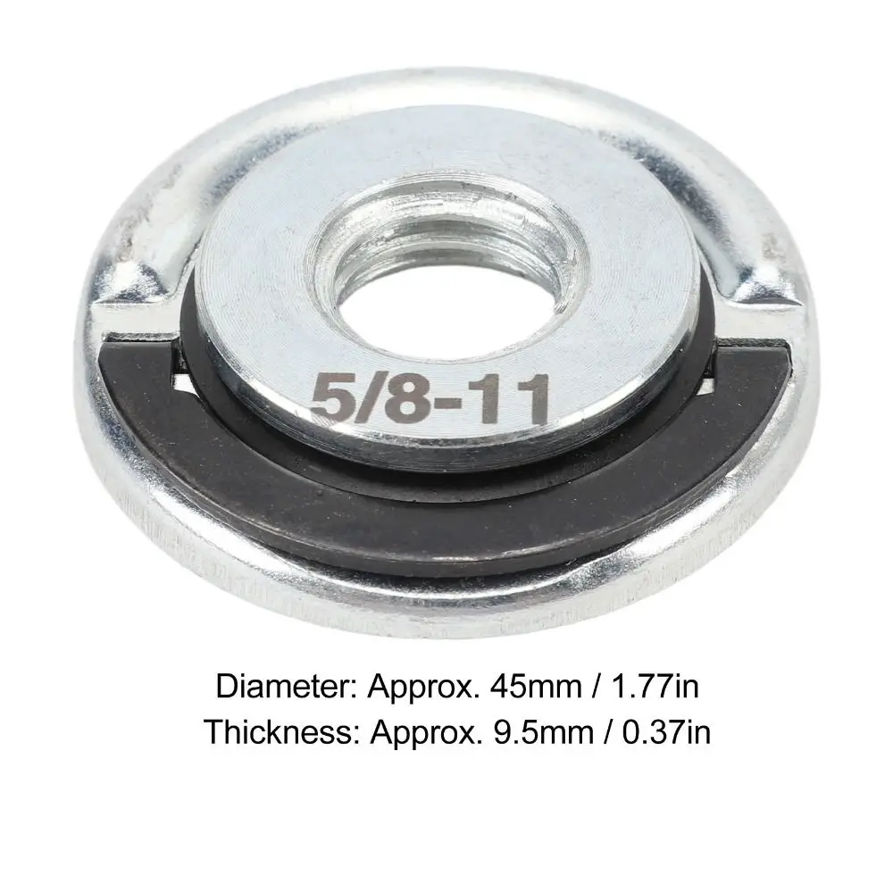 2PCS ​ 5/8-11 , M14 ,M10 Angle Grinder Flange Nuts ​ Flange Nut Locking Retaining Nut Angle Grinder Locking Nut