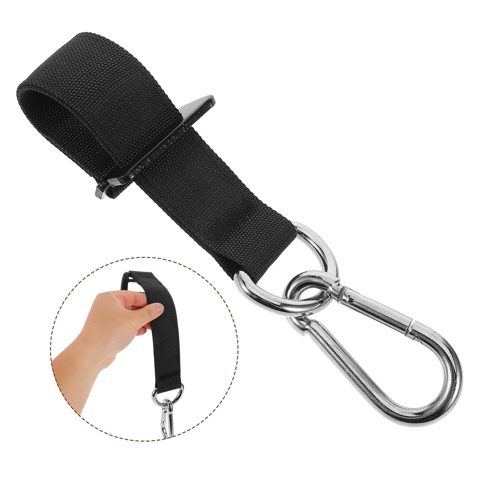 

Safety Hook for Pull-Up Bars Multi-Function Heavy-Duty Sandbag Swing Hanging Strap Fitness Equipment Home Outdoor Training Kit