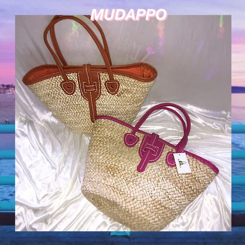 Large Capacity Straw Woven Tote Bag Single Shoulder Street Style Holiday Beach Handbag for Women Autumn Season Handheld Closure