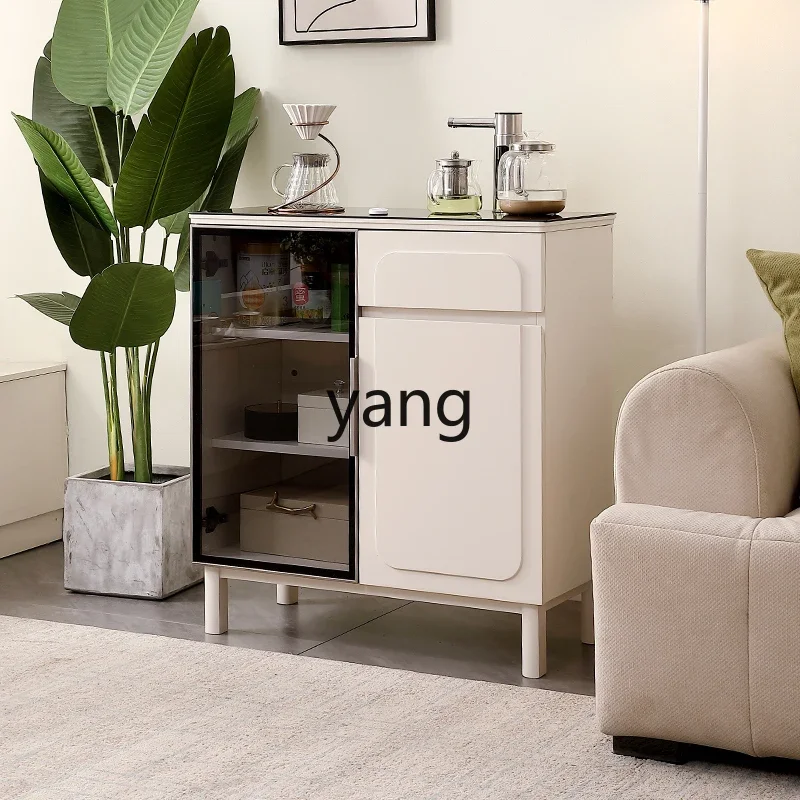 

LTT Modern Light Luxury Solid Wood Smart Tea Bar Machine 2024 New Home Living Room