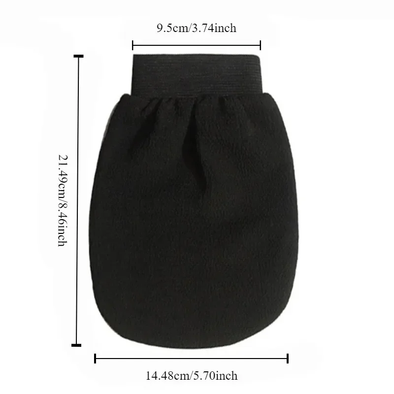 1pc Bath towel strong friction sand does not hurt the skin rough double-sided friction back thickened bath towel gloves