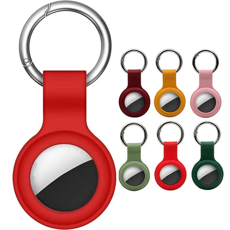 Silicone Locator Case For AirTag Waterproof Sleeve Anti Lost Tracker Key Finder Cover For Keys Pet Collar Bag Wallet Luggage Set