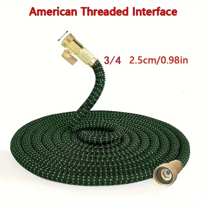 Thickening Garden Water Hose 3/4 US Thread Expandable Magic Flexible Garden Hoses High Pressure Car Washing Hose Pipe