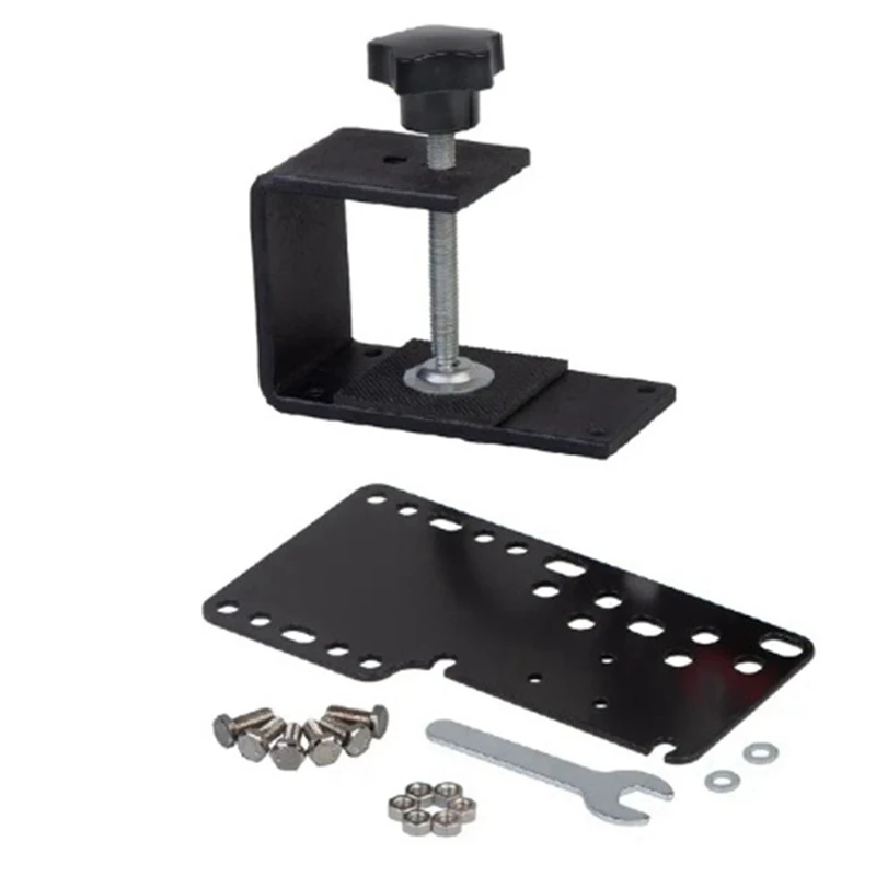 Black Metal SIM Racing Game USB Handbrake Holder Fixed For Hand Brake