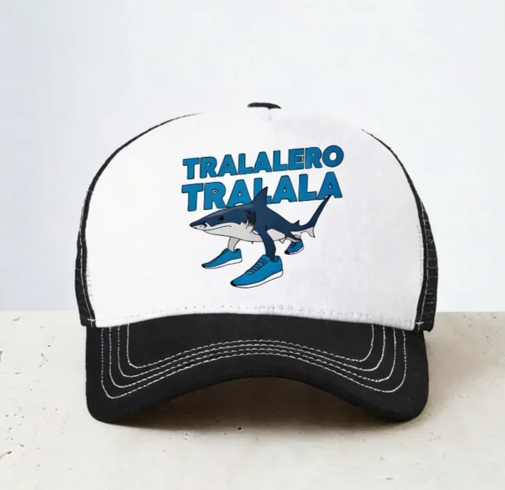 Tralalero Tralala shark baseball cap men Womens Fashion mesh Snapback hat summer adjustable cool Trucker Hats