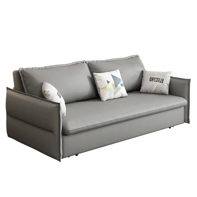 

Nordic, multi-functional, sofa bed, dual-use, foldable, small apartment, double, retractable, sitting and lying, one