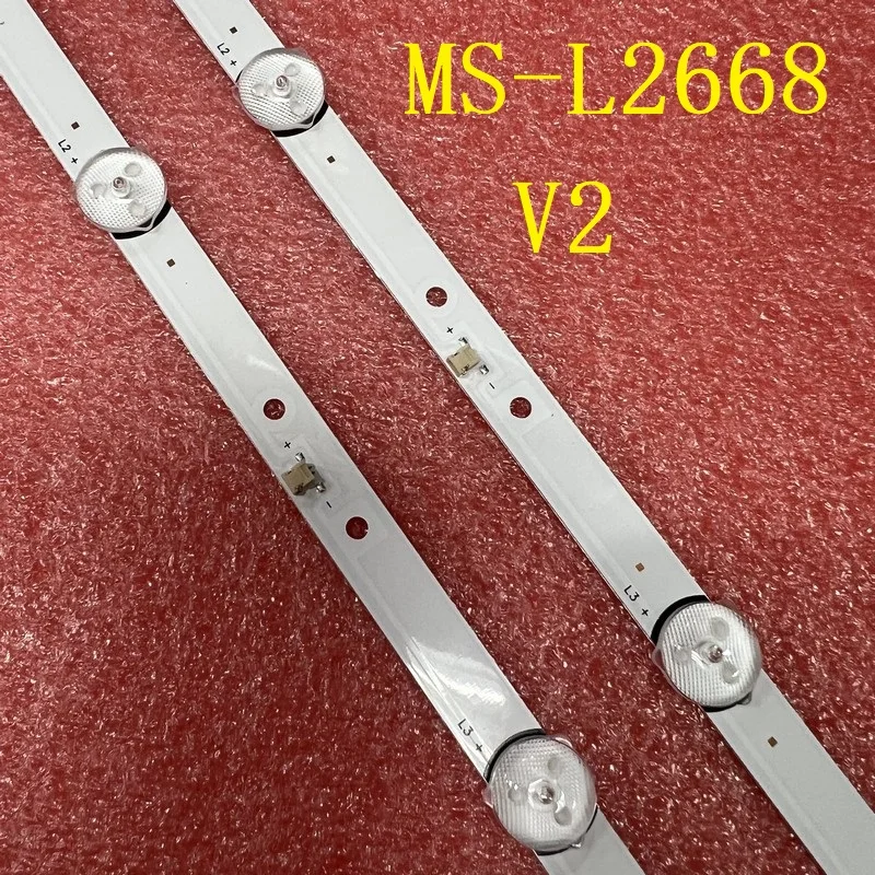 LED Backlight Strips For TV TF-LED24S49T2 TF-24S50T2 MS-L2668 L2151 CX236DLEDM JL.D24041330-006AS-M 3080524Z10DTZ004