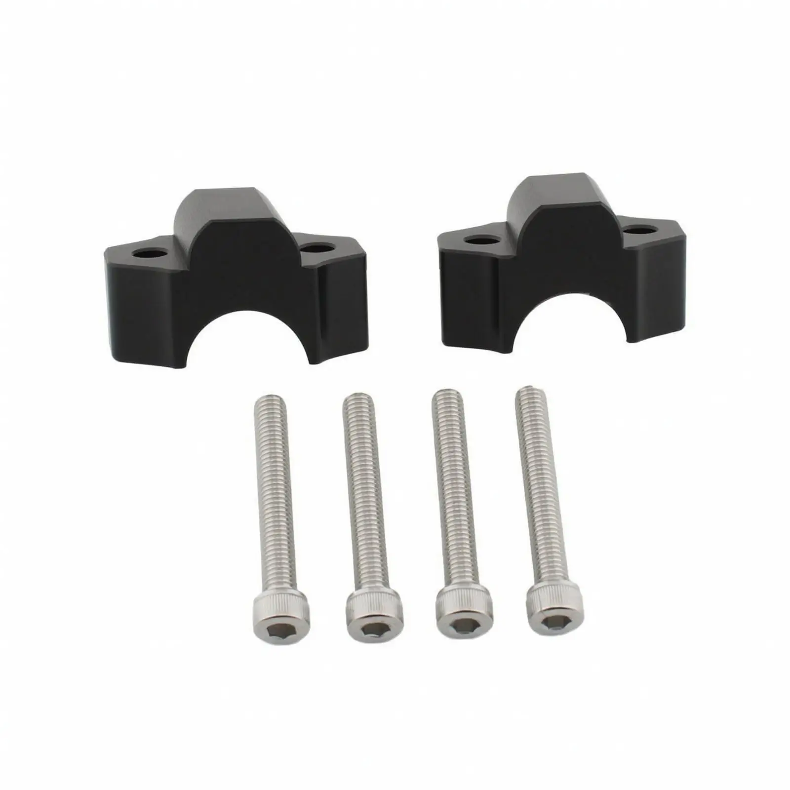 Handlebar Riser 24mm Aluminum Alloy Motorcycle Bar Raiser Clamp for XJR1300 MT09 XSR900