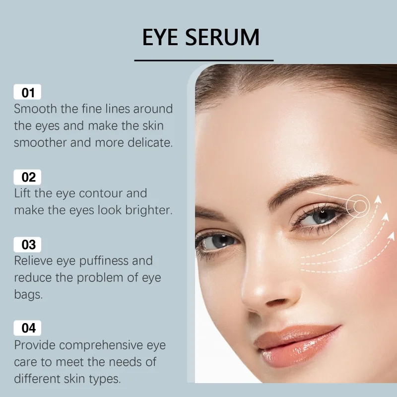 5% Caffeing Grad Roller Eye Serum für Anti-Aging-Straffung Augenringe Augen taschen Schwellungen groß unter Augen hautpflege