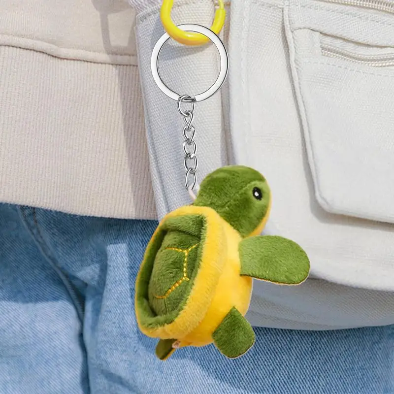 Keychain Stuffed Animals Portable Animal Plush Keychain Plushies Keychain Lightweight Key Chain Pendant Bag Accessories Charm