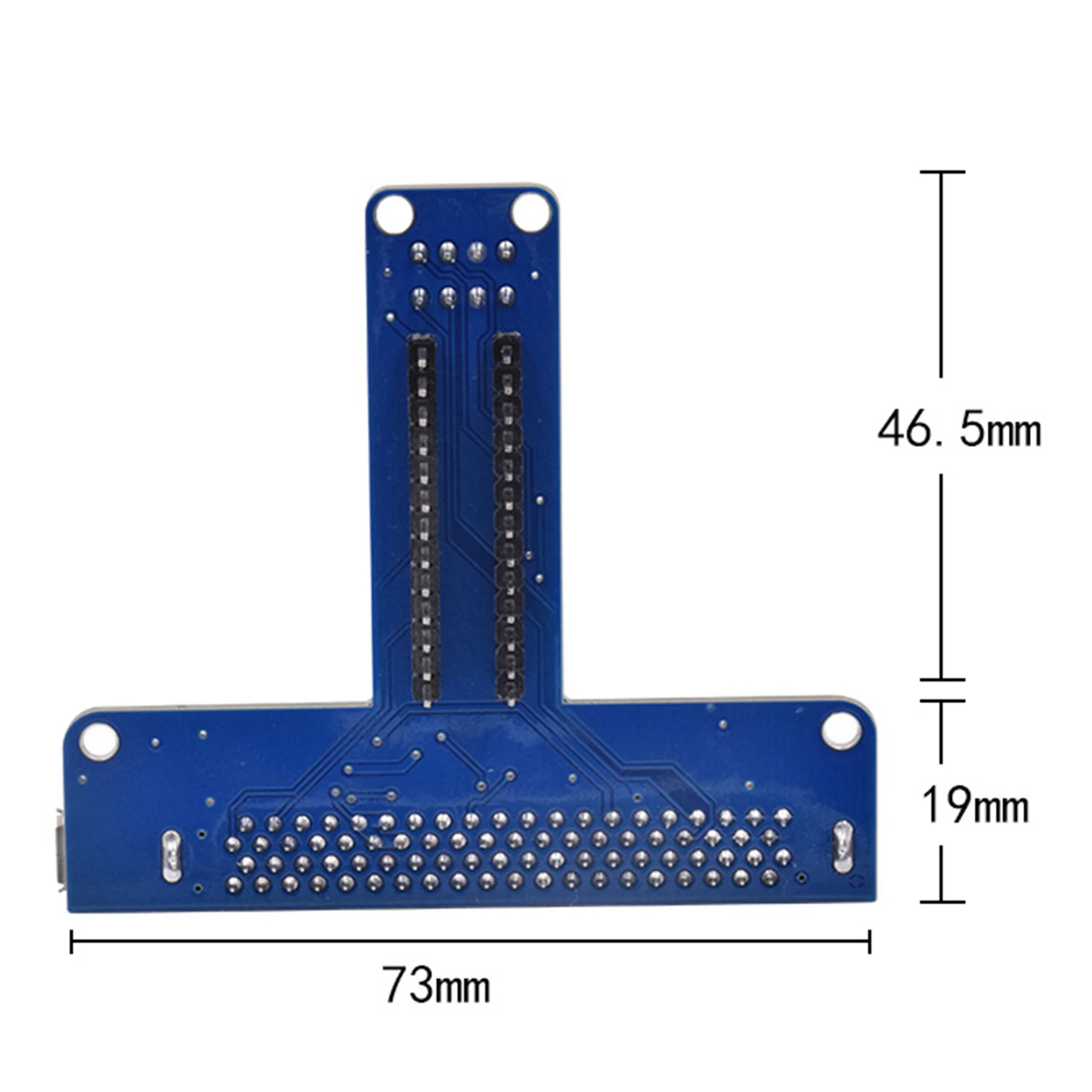 Adaptador de expansión tipo T para Microbit Breadboard, interfaz de programación gráfica Python para BBC Microbit