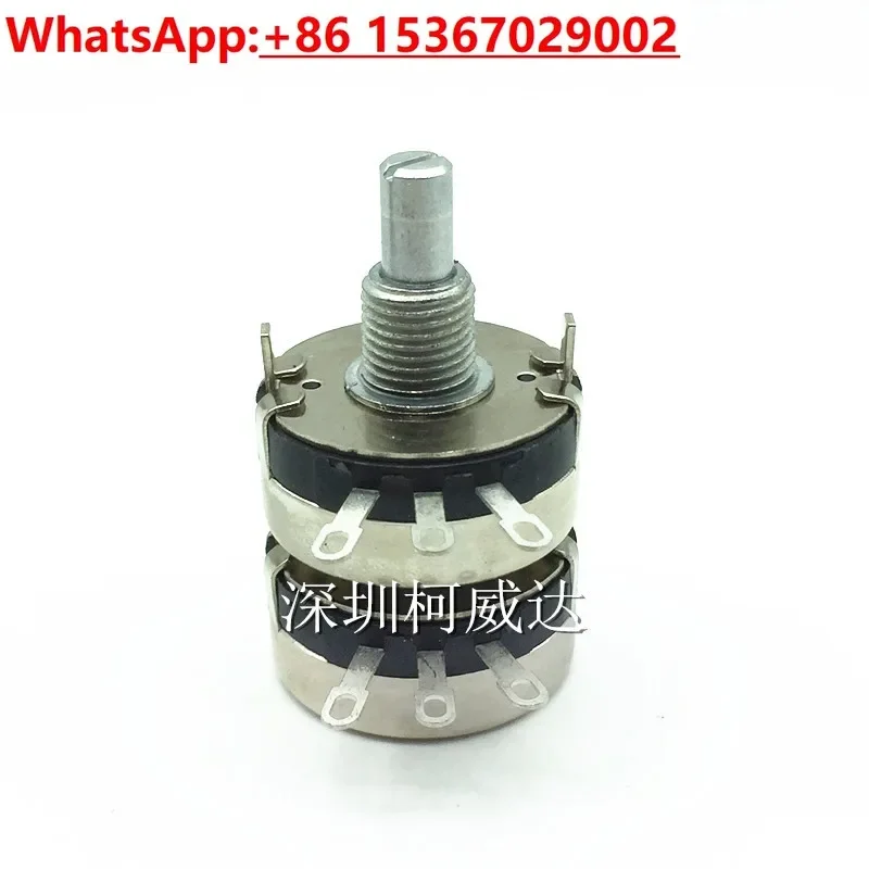 10PCS Double Single Turn Potentiometer WTH118-2W 1K2K2 4K7 10K22K47K100K220K470K1M