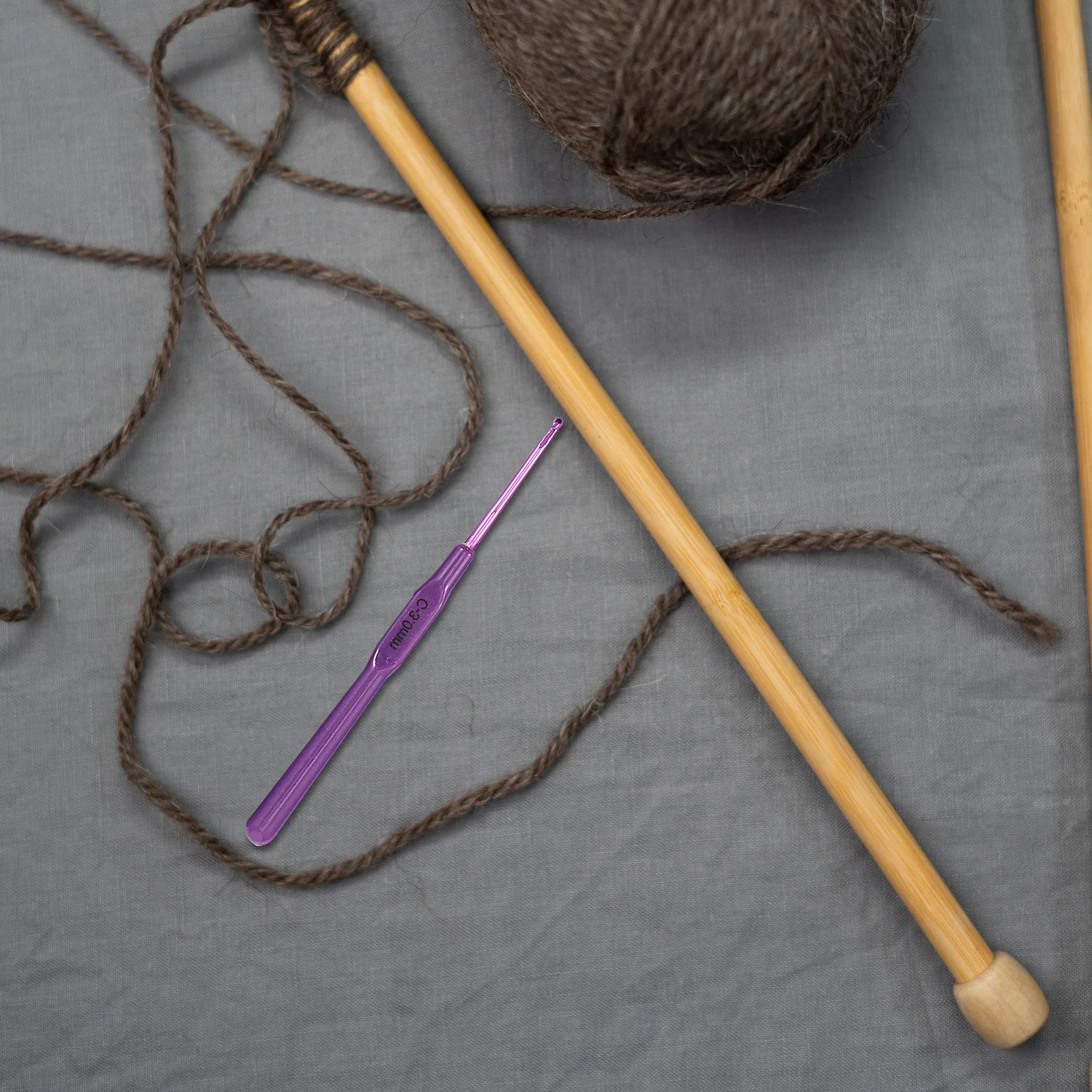 12pcs Crochet Needles Knitting Kit Metal Embroidery Stitching Tools For Scarves Hats Gloves Sweaters Crochet Set Knitting