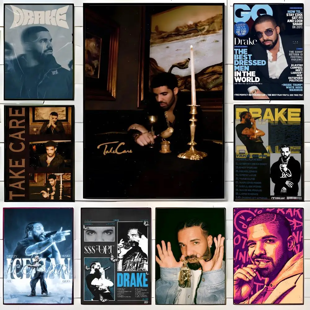 Charming Singer D-Drake Poster Wall Art Print Decorative Mural Home Decor Gift Unframed