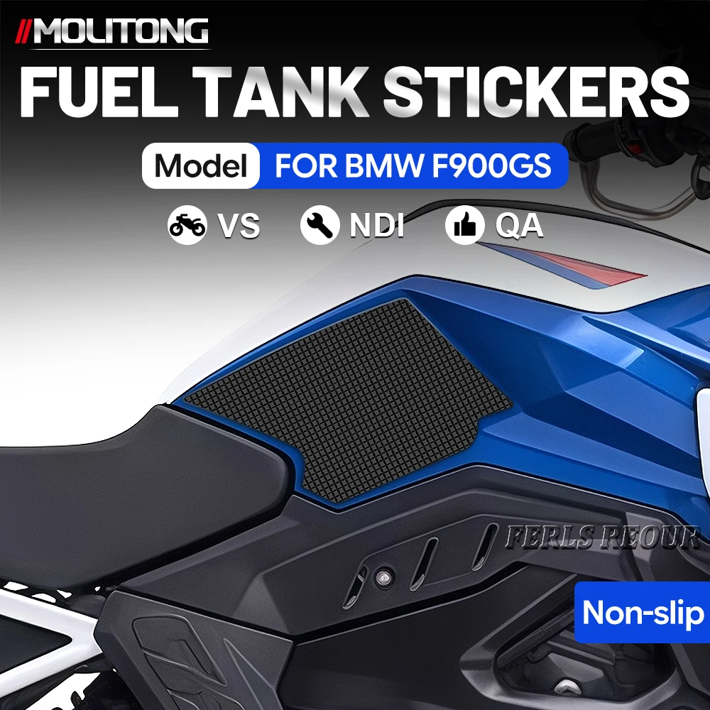 Scratch-resistant fuel tank mat for BMW R1300GS ADV, rubber anti-slip and scratch-resistant motorcycle fuel tank protector.