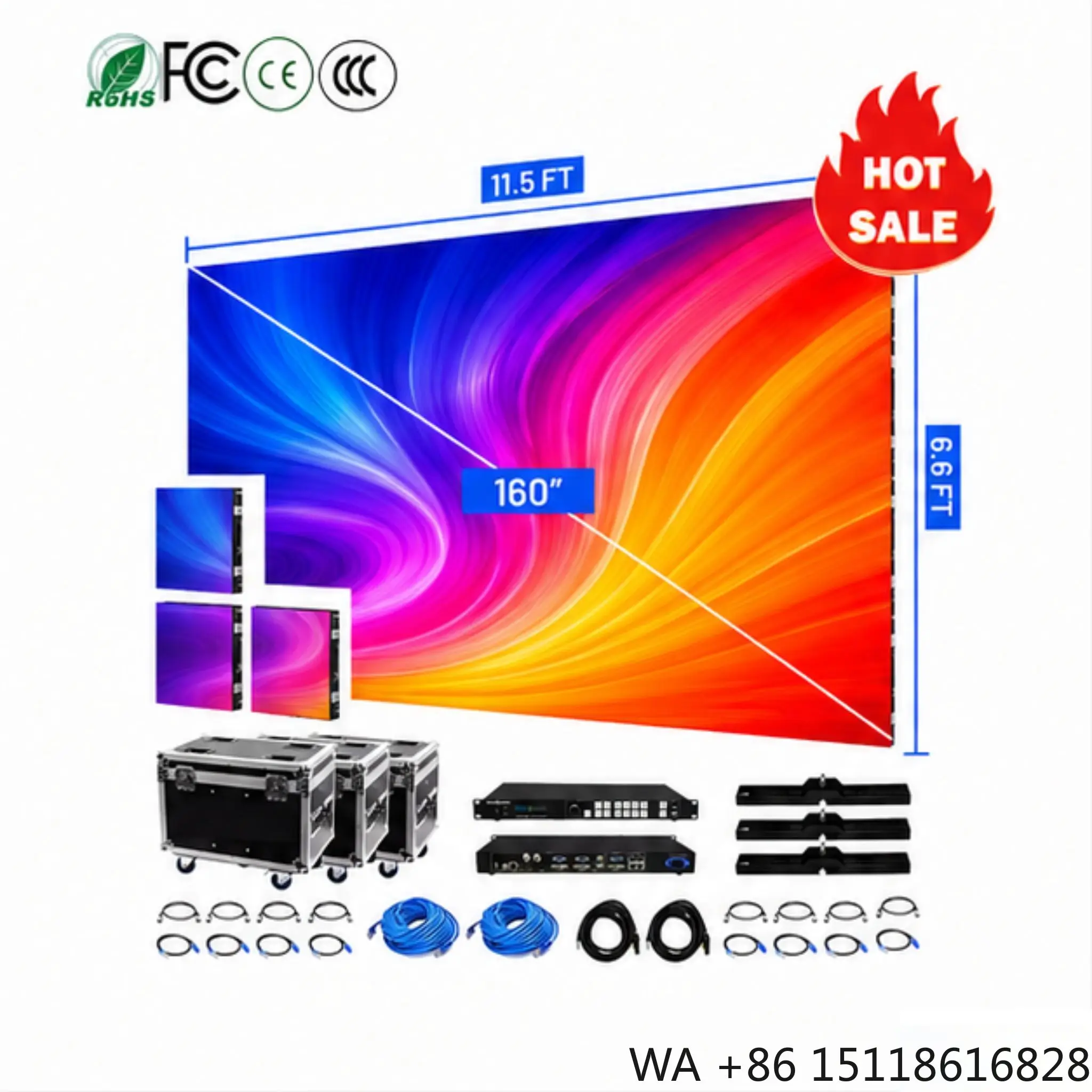 

Waterproof Giant 4 X 3 m Stage Rental Led Screen Led Video Wall Panel for Concert Price P2.9 P3.91 Indoor Outdoor Led Display