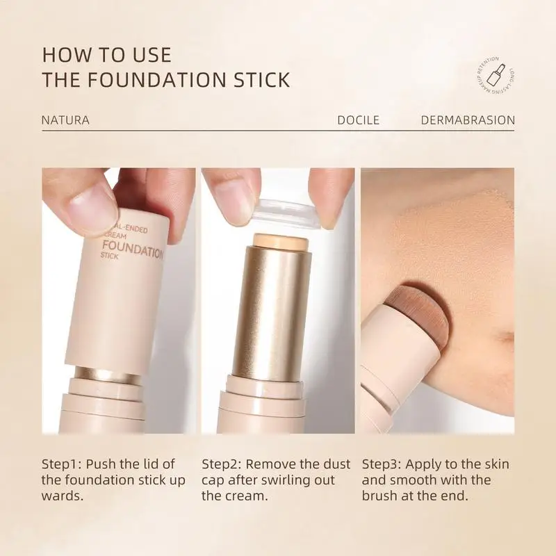 Face Foundation Contour Stick Long Lasting Dark Circles Corrector Contour คอนซีลเลอร์ Stick Lasting Oil-Control คอนซีลเลอร์ฐาน