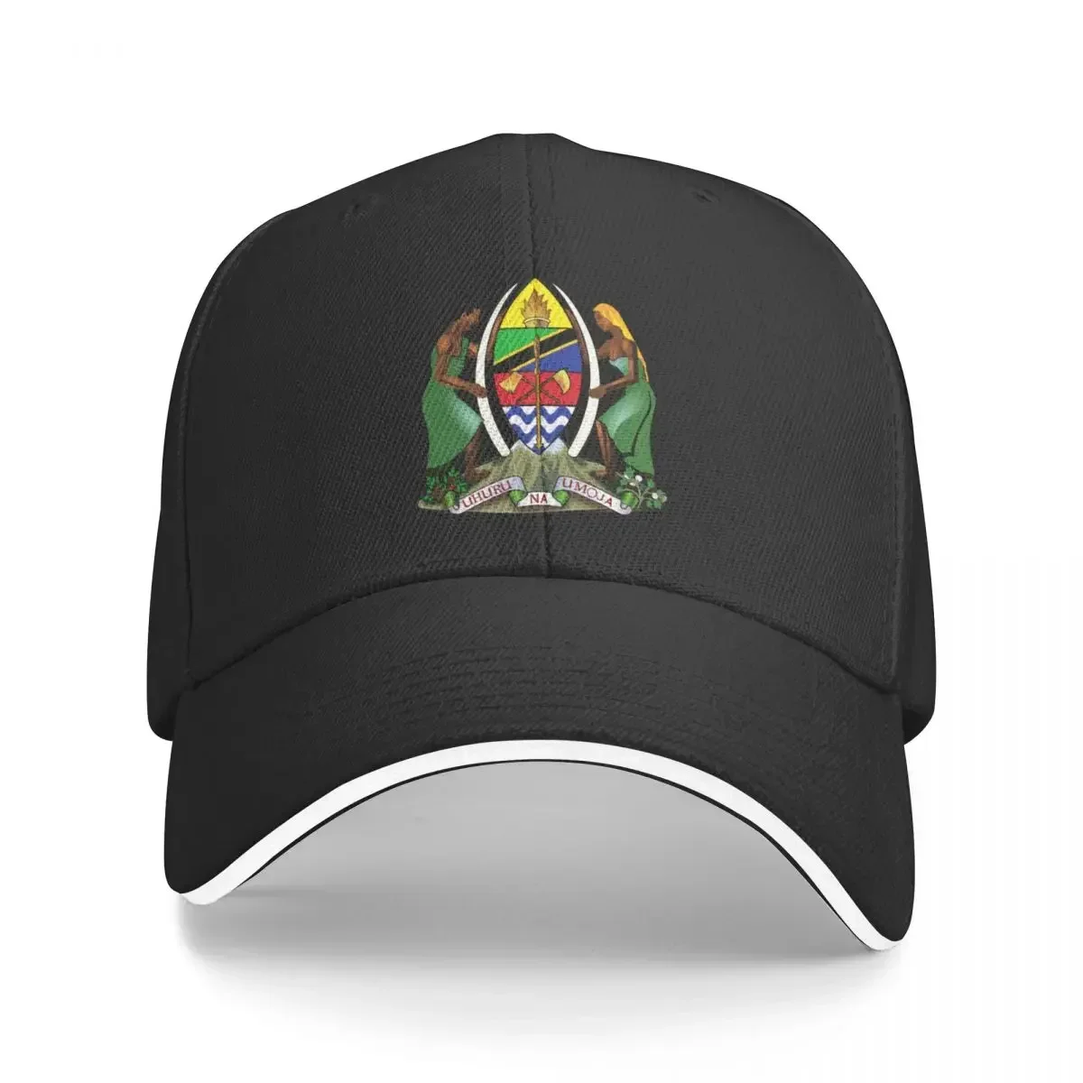 

Tanzania Coat of Arms Baseball Cap Custom Cap custom Hat Trucker Cap Brand Man Women Beach Fashion Men's