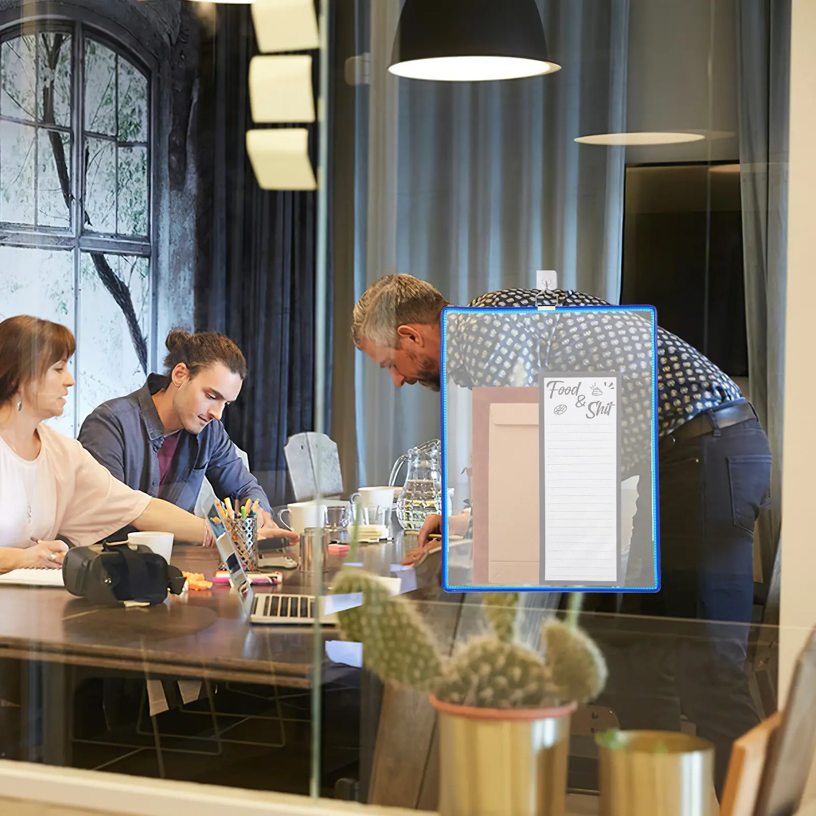 

Настенный прозрачный органайзер для файлов, подвесной держатель для документов, журналов и хранения в офисе и дома