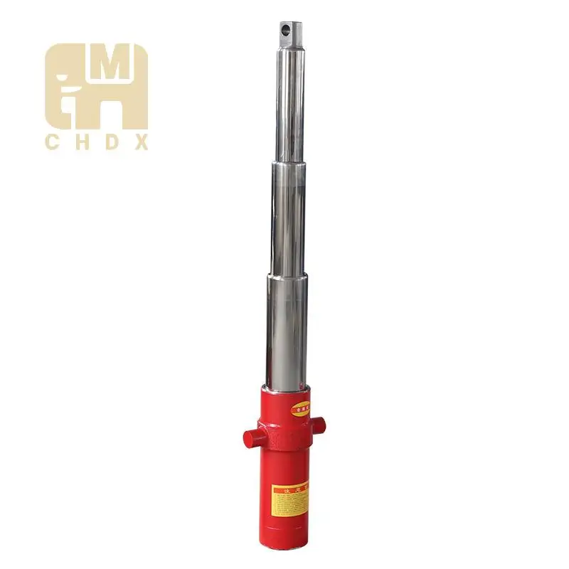 Telehandler Telescopic Boom Extension Retraction Multi Stage Long Stroke Material Handling Hydraulic Cylinder
