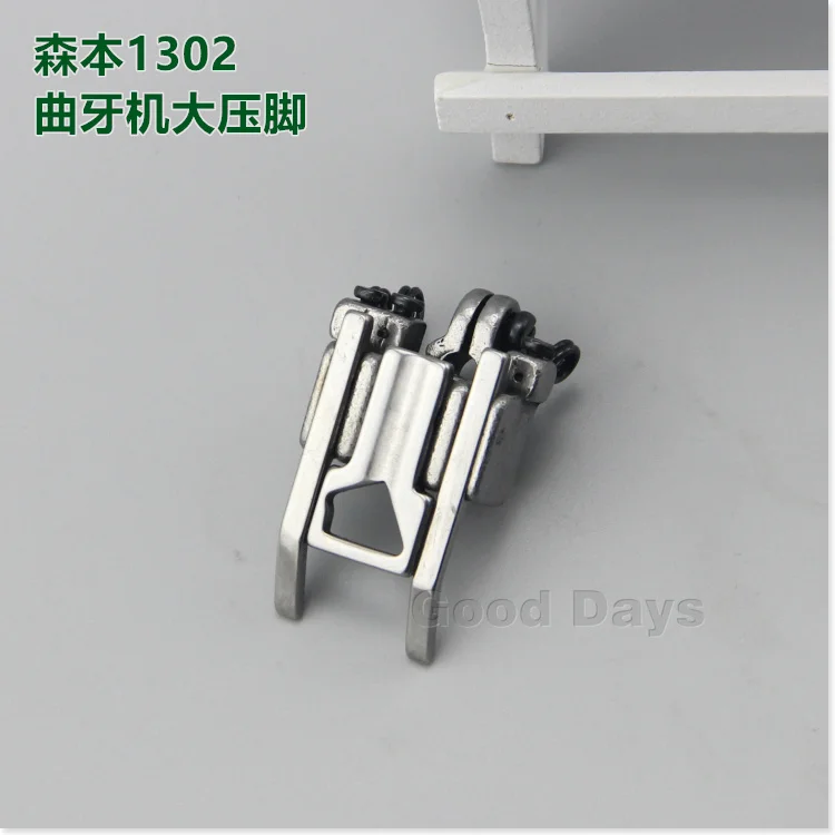 

Senben Kansai 1302, автомобиль с изогнутыми зубами, большая прижимная лапка, двойная игла, кружевная машина, прижимная лапка для зубов, собака, зубы Machi