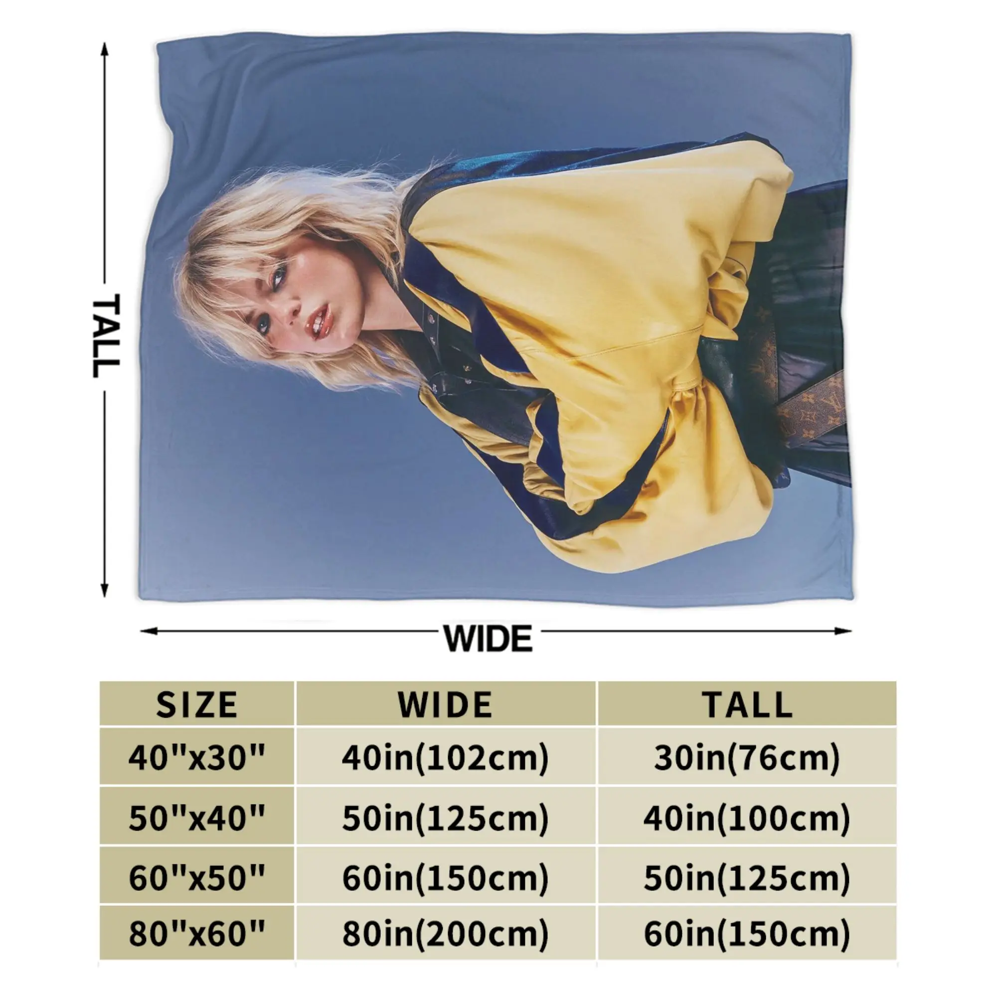 Renee rap cantor fãs de música cobertores super macio flanela cura presente lance cobertor de pelúcia colcha fina