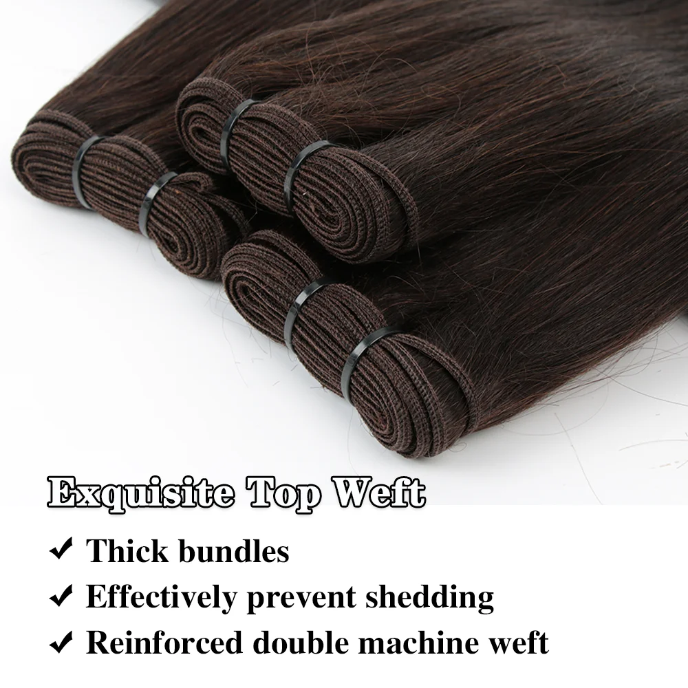 100g YAKI Straight Human Hair Bundles Short Brazilian Hair Weave Bundles Human Hair Double Machine Made 8 10 12 14Inch 1 Bundle