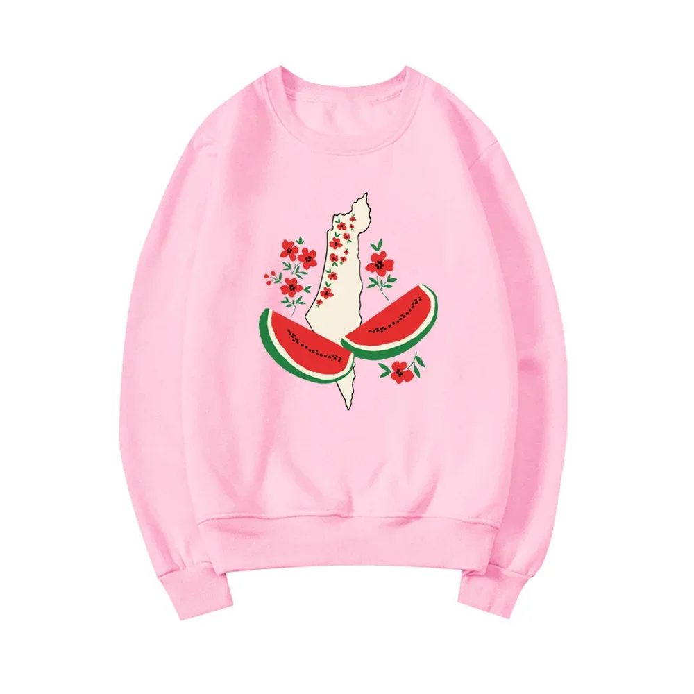 This Is Not A Watermelon Sweatshirts Funny Watermelon Women Sweatshirt Long Sleeve Graphic Hoodies High Street Fashion Clothing