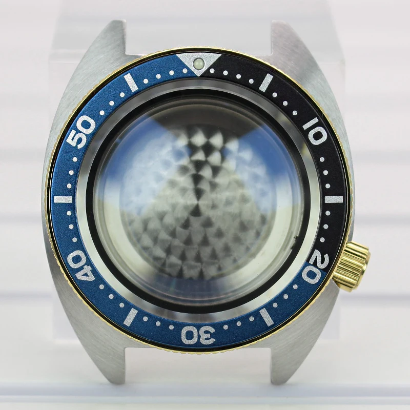 

Silver Gold 41mm Watch Case Parts Sapphire Glass For Seiko NH35 NH36 NH34 NH38 Movement Watch 28.5mm Dial Modified Abalone 10bar