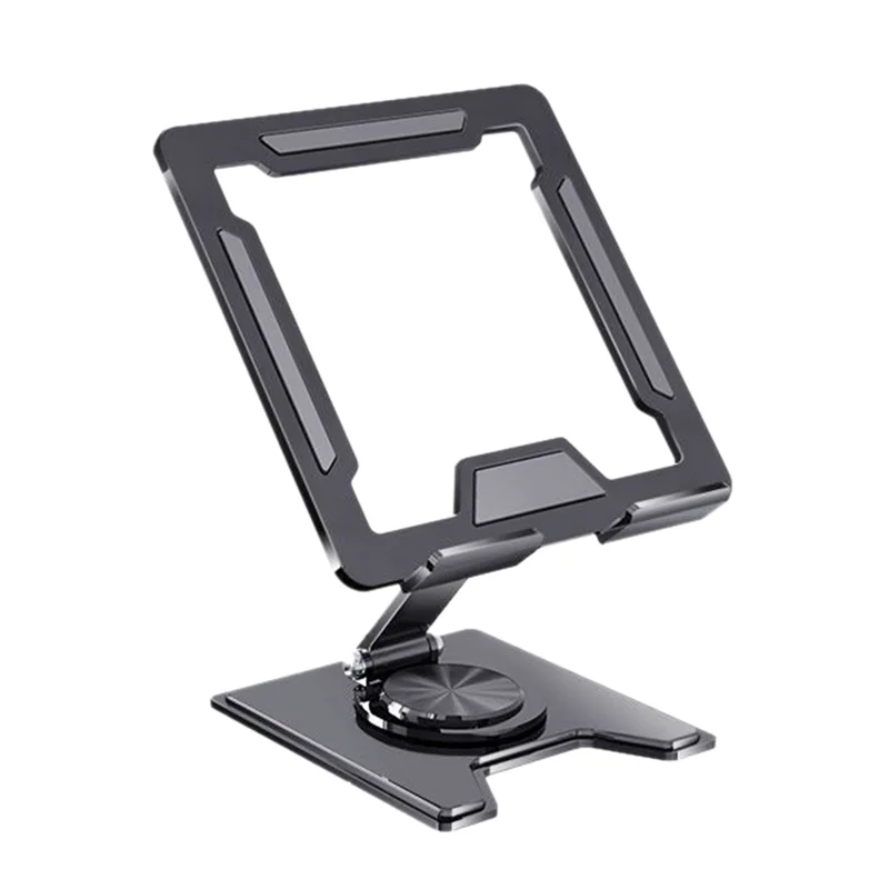 AEE7-Tablet Stand Portable Desk Monitor Stand Lipat 360 °   Basis Berputar Kompatibel Dengan Ipad Pro/Air/Mini Dan Banyak Lagi