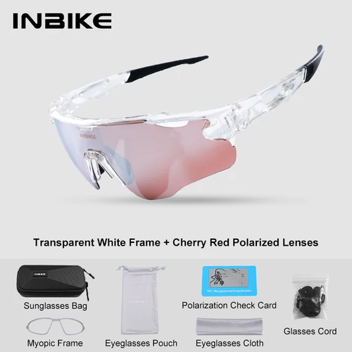INBIKE gafas de ciclismo polarizadas protección UV400 gafas de sol deportivas para ciclismo de carretera bicicleta de montaña correr senderismo gafas al aire libre