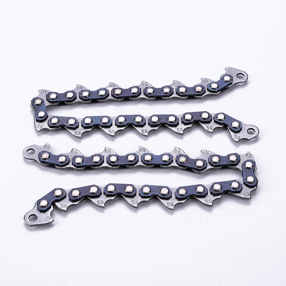 2-12pcs Chain Type Chain Blade Wood Cutting Chainsaw Woodworking Accessories Grass Trimmer Head Chain Grass Cutter Desbrozadora