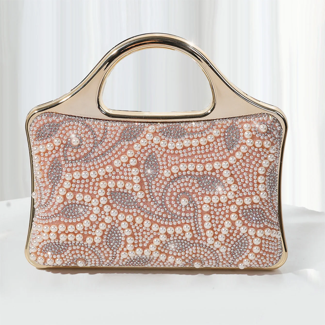 Handbag Diamond-Encrusted Dinner Bag Luxury High-End High-Grade Cheongsam Bag Bride With Dragon And Phoenix Coat