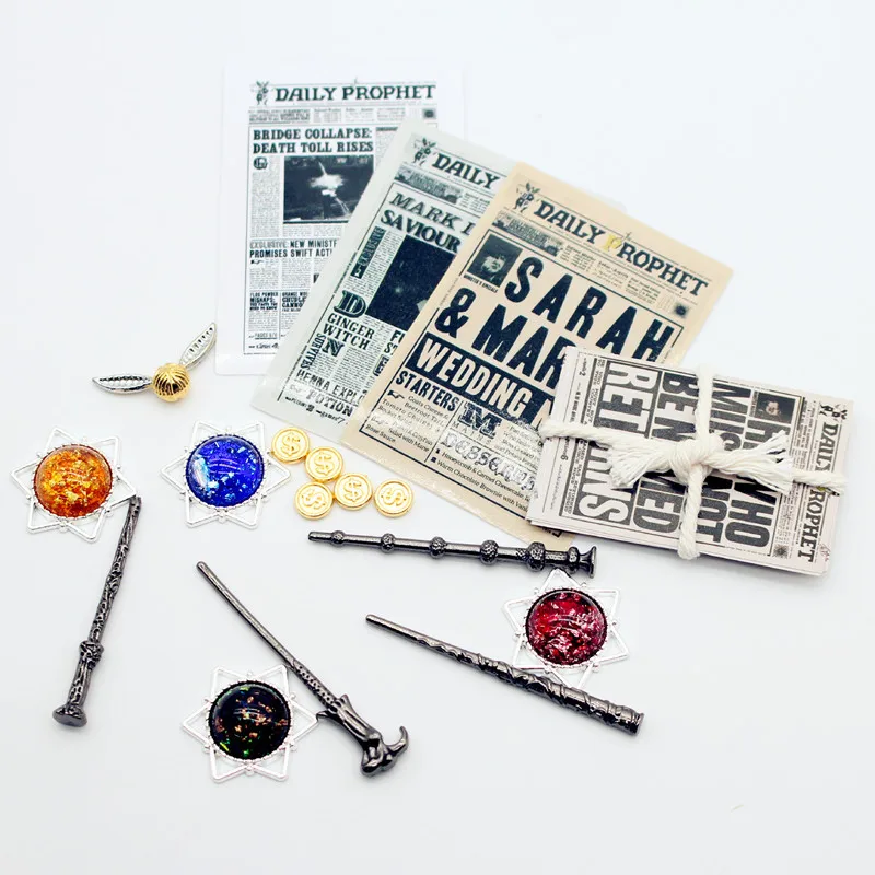 1 компл. 1:6 кукольный домик, кухонная мебель, волшебная палочка с газетной моделью для куклы, декор, аксессуары, игрушки