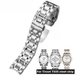 High end watch chain for Tissot 1853 Couturier T035  steel belt T035627 male and female original watch chain accessories 22mm