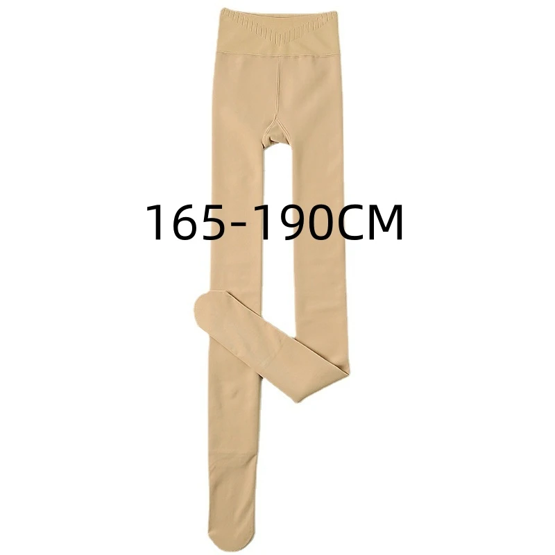 

2025 удлиненные женские колготки высотой 165-190 см, зимние плюшевые плотные колготки с утолщенной подошвой, высокие, супер длинные, плотные