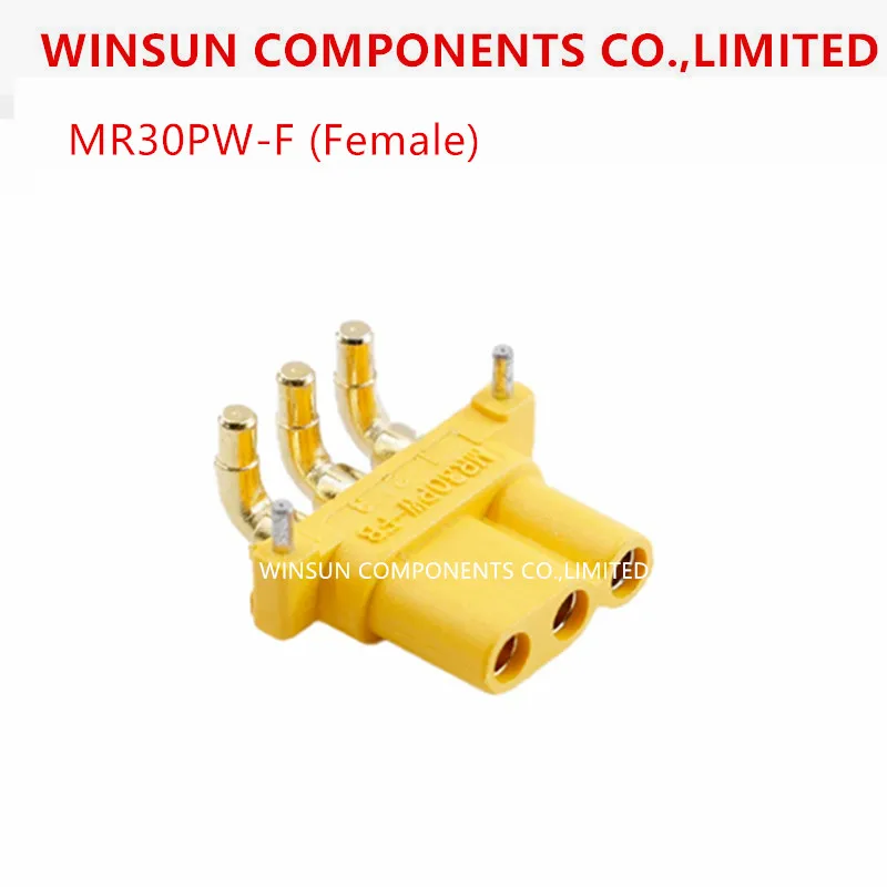 (5piece)100% New Imported Original  MR30PW-M/F PCB board horizontal 3-pin motor electric adjustment special three hole bent foot
