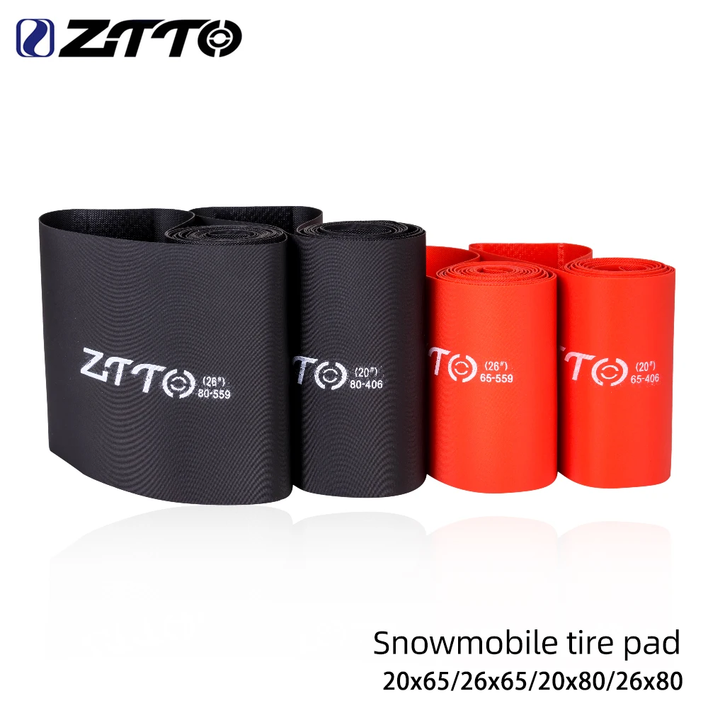 1 Pair ZTTO Fat Bike Thicken Rim Tapes 3.0 MTB Bicycle Rim Tape Strips Snowmobile Tire Pad For 80mm 65mm 20 Inch 26 Inch