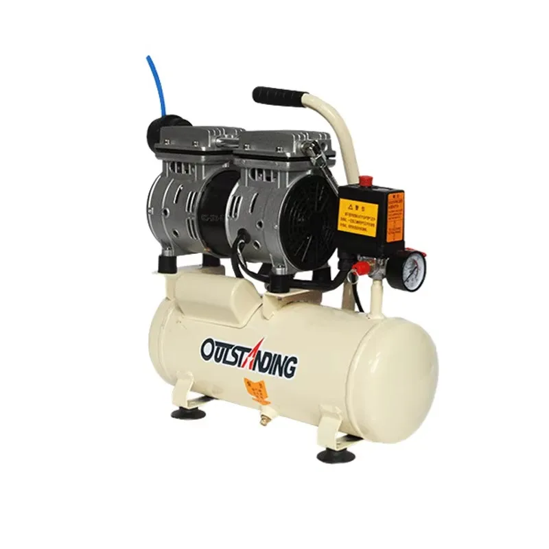 Portable High Pressure Air Pump Small Oil-free Air Compressor Industrial Grade 220V Silent Air Pump for Air Compressor