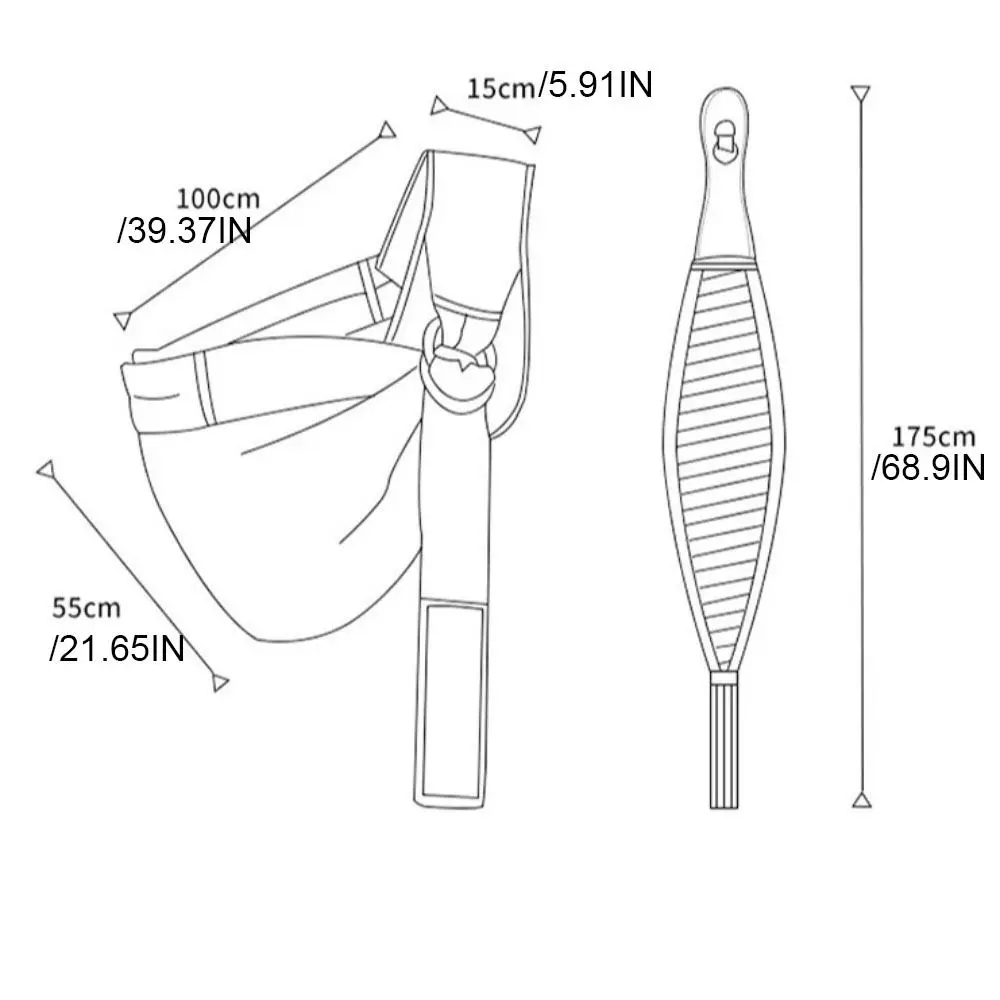الكرتون الطفل التفاف الناقل الوليد الجبهة عقد القطن الرضع حقائب الظهر الرضع الكنغر حقيبة نوع عقد أفقي #5